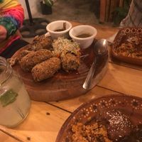 Croquettes  at Arte Sano in Holbox