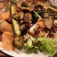 Grilled veggies salad at nudo in Munich