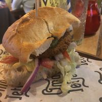 Burger  at Oma Ietje in Amsterdam