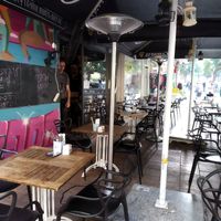 Outside at Safsal in Tel Aviv