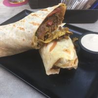 Vegan tortilla  at Safsal in Tel Aviv