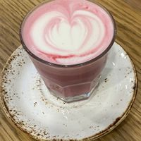 Beetroot latte 💕  at The Shaw Cafe in London