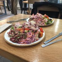 Lunch salad  at The Shaw Cafe in London
