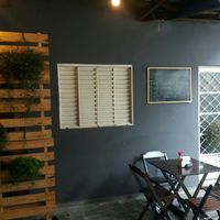 Prices chalk board. at Vegan Safe in Sao Paulo