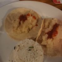 Papa potato tacos at La Serenata Restaurant in West Los Angeles