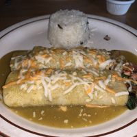 Enchiladas  at La Serenata Restaurant in West Los Angeles