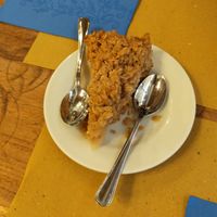 Crumble di mela at Bibliothe in Rome