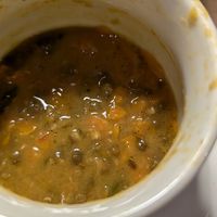 The daal /stew at Bibliothe in Rome