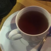 Ayurvedic herb tea at Bibliothe in Rome