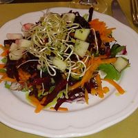 Salad at Bibliothe in Rome