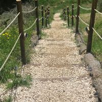 Stairway leading down to the property of TerrAzoia at TerrAzoia in Colares