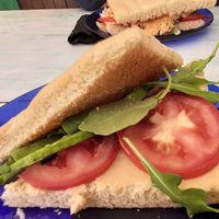 Foccachia vegan at Bon.Di. Cafe in Tarifa