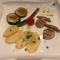 Roasted vegetables at Kukuriku in Kastav