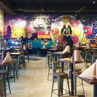 Fun interior at Condado Tacos in Beachwood