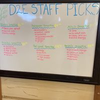 Smoothie menu  at Down to Earth in Fort Nelson