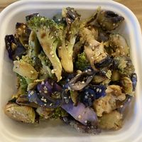 Roasted vegetable salad  at Down to Earth in Fort Nelson