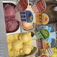 butterfly pea, plum mango  at Thaivetro Oldtown Ice Cream in Phuket