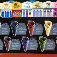 Beautiful colors  at Thaivetro Oldtown Ice Cream in Phuket