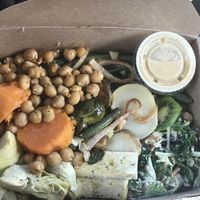 Vegan Buddha bowl with sesame dressing  at The Dragonfly in Ocala