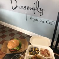 The vegan burger and tacos!!! at The Dragonfly in Ocala
