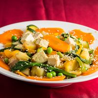 OFFERINGS FROM THE MAIN MENU OF JOY VEGAN / VEGETARIAN RESTAURANT... at Joy in Candolim