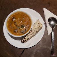 Thai red soup,  the best soup, great!  at Joy in Candolim