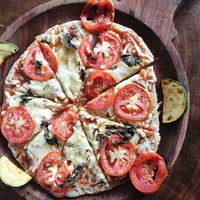 Margarita Pizza at Joy in Candolim