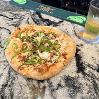 Small vegan pizza with veggies of my choice ☺️  at Mellow Mushroom in Columbia