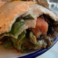 VG burrito  at Zapatista in Durham