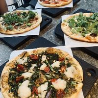 Pizzas  at Virtuous Pie in Toronto