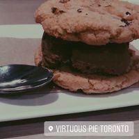Icecream cookie sandwich. Just get it.  at Virtuous Pie in Toronto