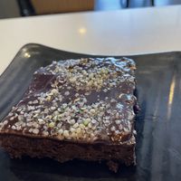 Zucchini brownie at Copper Branch in Bowmanville