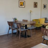 Decor at Gon Cafe in Edinburgh