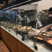 Counter where they dish out the food. at DIG - Lenox Hill in New York City