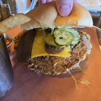 PB Beertown Burger at Beertown Public House in Cambridge