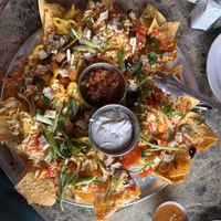 Plant-based loaded nachos with Swap chick’n  at Beertown Public House in London