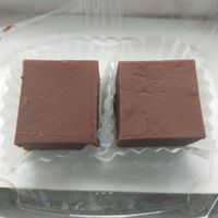 Vegan fudge, chocolate truffle flavor, so good at Kelley Farm Kitchen in Harpers Ferry