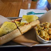 Meatball Sub with Mac & Cheese at Kelley Farm Kitchen in Harpers Ferry