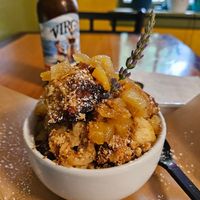 Apple crumb bread pudding at Kelley Farm Kitchen in Harpers Ferry