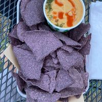 Entirely vegan Buffalo cheese dip!! So delicious   at Kelley Farm Kitchen in Harpers Ferry