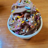 Ice cream with sprinkles at Kelley Farm Kitchen in Harpers Ferry
