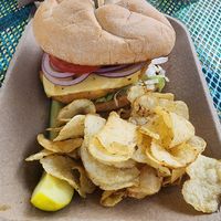 Spicy Chick'n Sandwich at Kelley Farm Kitchen in Harpers Ferry