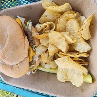 Southwest Burger at Kelley Farm Kitchen in Harpers Ferry