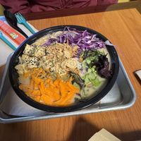 Ramen coconut soup bowl  at Kelley Farm Kitchen in Harpers Ferry