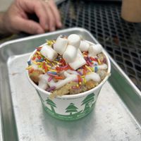 Birthday cake bread pudding!  at Kelley Farm Kitchen in Harpers Ferry
