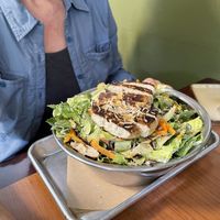 Caesar salad with faux chicken  at Kelley Farm Kitchen in Harpers Ferry
