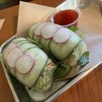 Raw Spring Rolls  at Kelley Farm Kitchen in Harpers Ferry