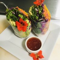 Teriyaki wrap  at Kelley Farm Kitchen in Harpers Ferry