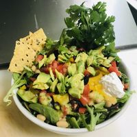 Nacho salad at Kelley Farm Kitchen in Harpers Ferry