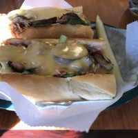 Steak & cheese sub is yummy. Bring your appetite... it’s huge! at Kelley Farm Kitchen in Harpers Ferry